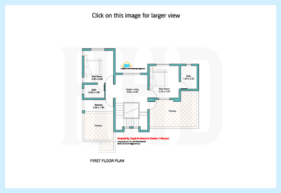 2000 Square Feet 4 Bedroom Contemporary Home Design and Elevation