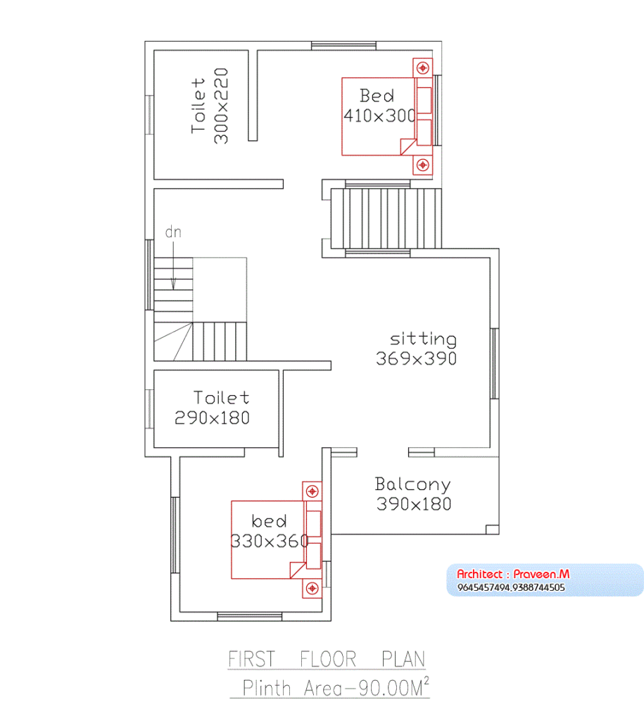 2013 Square Feet 3 Bedroom Kerala Home Design With Plan