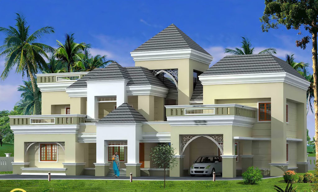 6371 Square Feet 4 Attached Bedroom Super Luxury Home Design and Plan