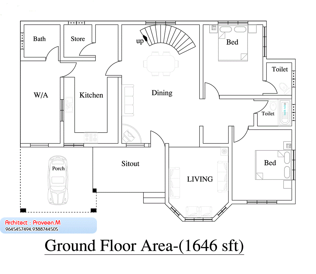 2637 Square Feet 5 Bedroom Luxuries Home Design and Plan