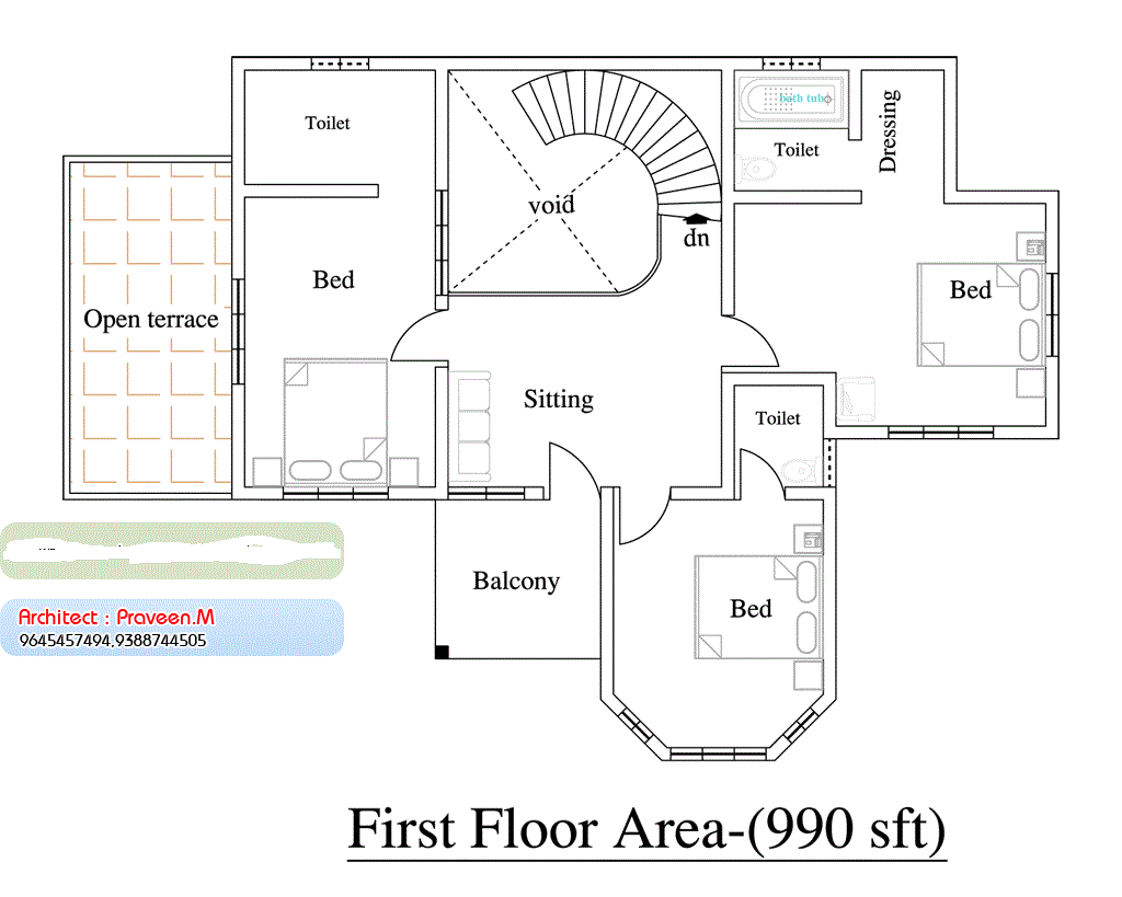 2637 Square Feet 5 Bedroom Luxuries Home Design and Plan