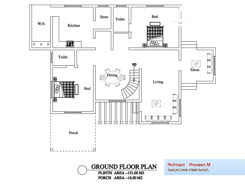 3046 Square Feet 5 Attached Bedroom Luxury Home Design and Elevation