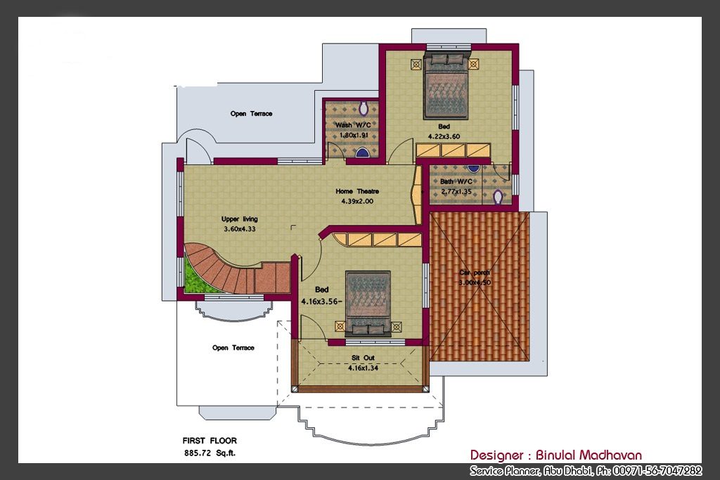 2292 Square Feet 4 Bedroom Amazing Kerala Home Design and Plan