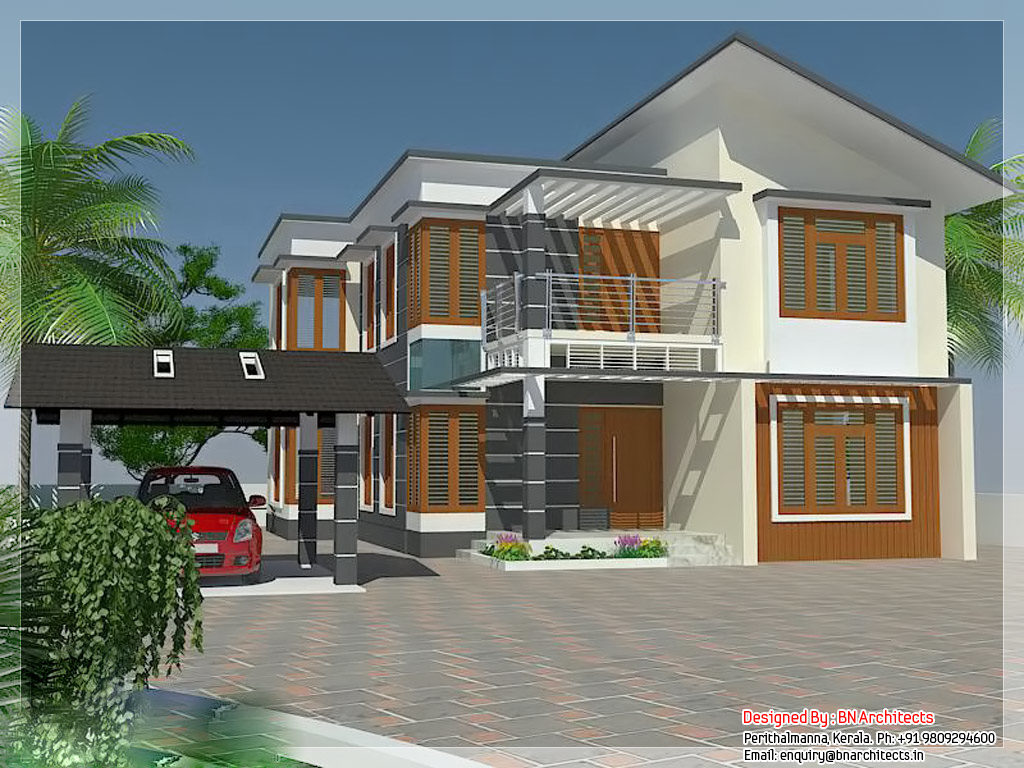 2231 Square Feet 4 Bedroom Luxury Home Design and Elevation