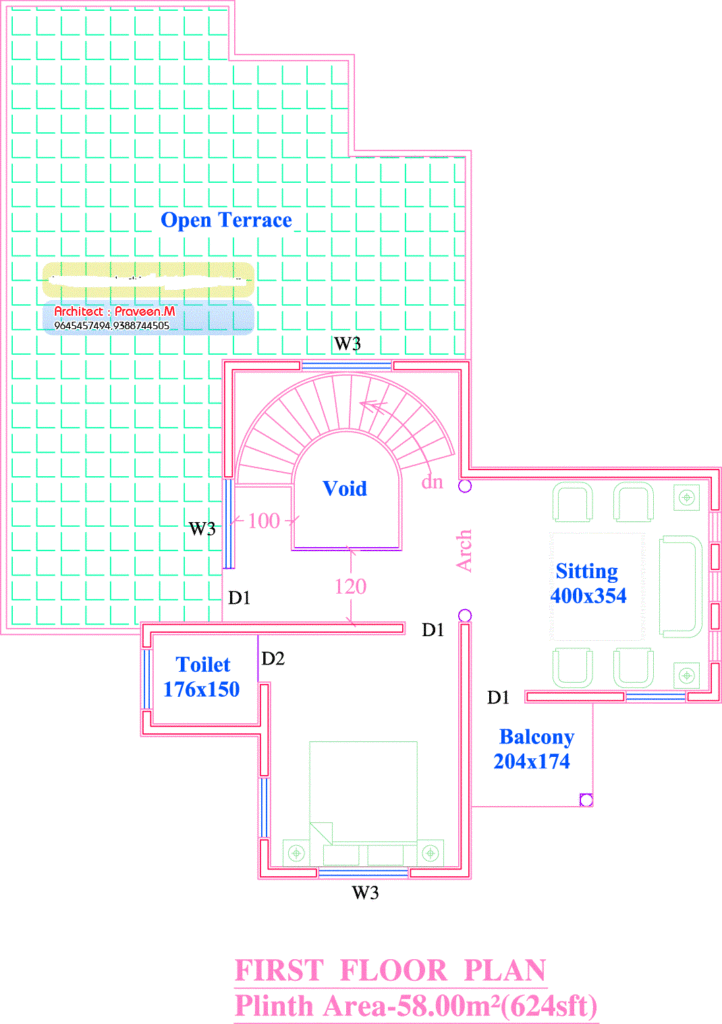 2001 Square Feet 3 Bedroom Colonial Kerala Home Design and Plan