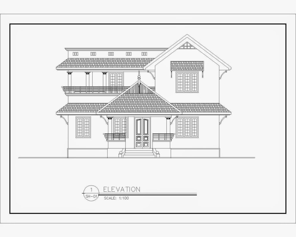 2400 Square Feet 4 Bedroom Double Floor Home Design and Plan