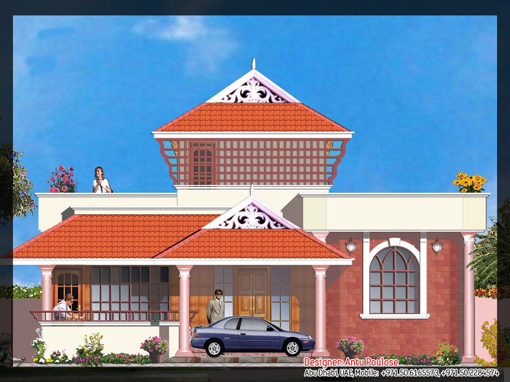 2165 Square Feet 3 Bedroom Traditional Style Home Design and Plan