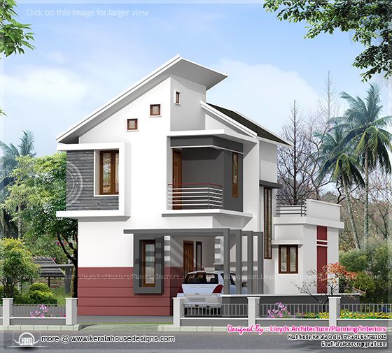 1197 Square Feet 3 Bedroom Double Floor Contemporary Home Design And Plan Home Pictures