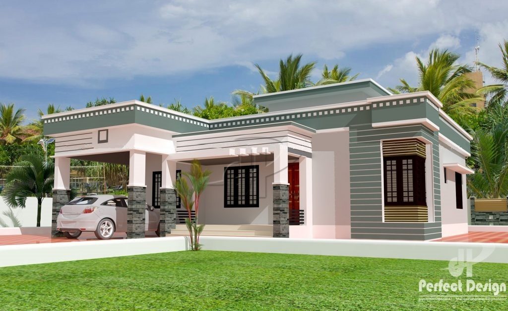 1097 Square Feet 3 Bedroom Contemporary Modern Home Design and Plan