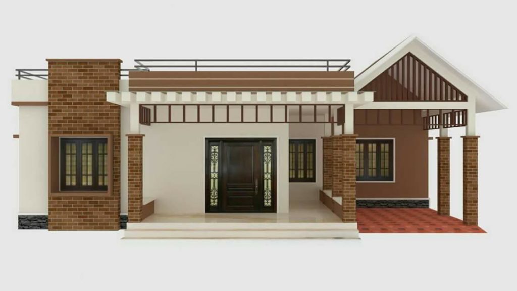 1688 Square Feet 3 Bedroom Modern Contemporary Single Floor Home Design and Plan