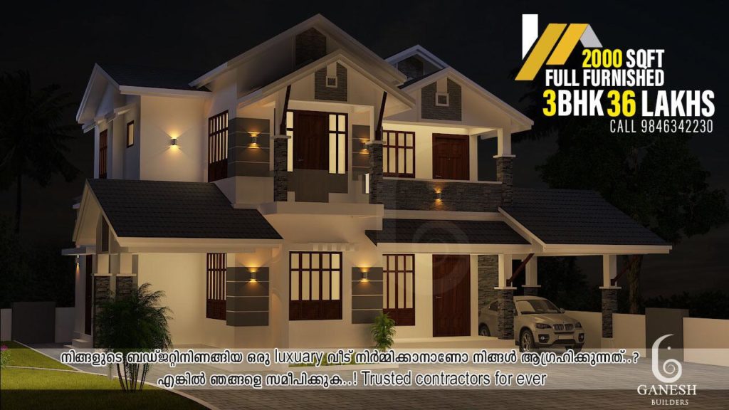 2000 Square Feet 3 Bedroom Beautiful Home For 36 Lacks