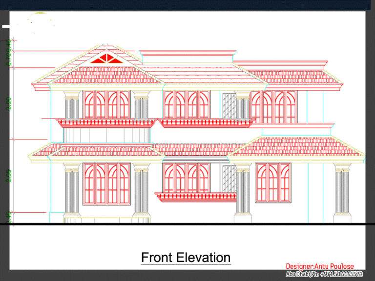2430 Square Feet 4 Bedroom Double Floor Home Design and Plan