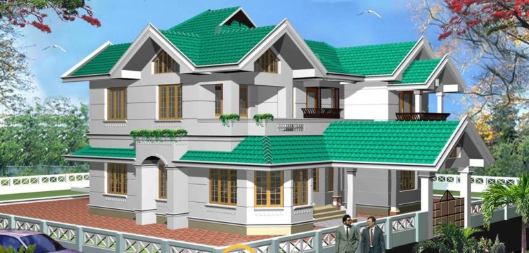 2840 Square Feet 6 Bedroom Contemporary Luxury Home Design and Elevation