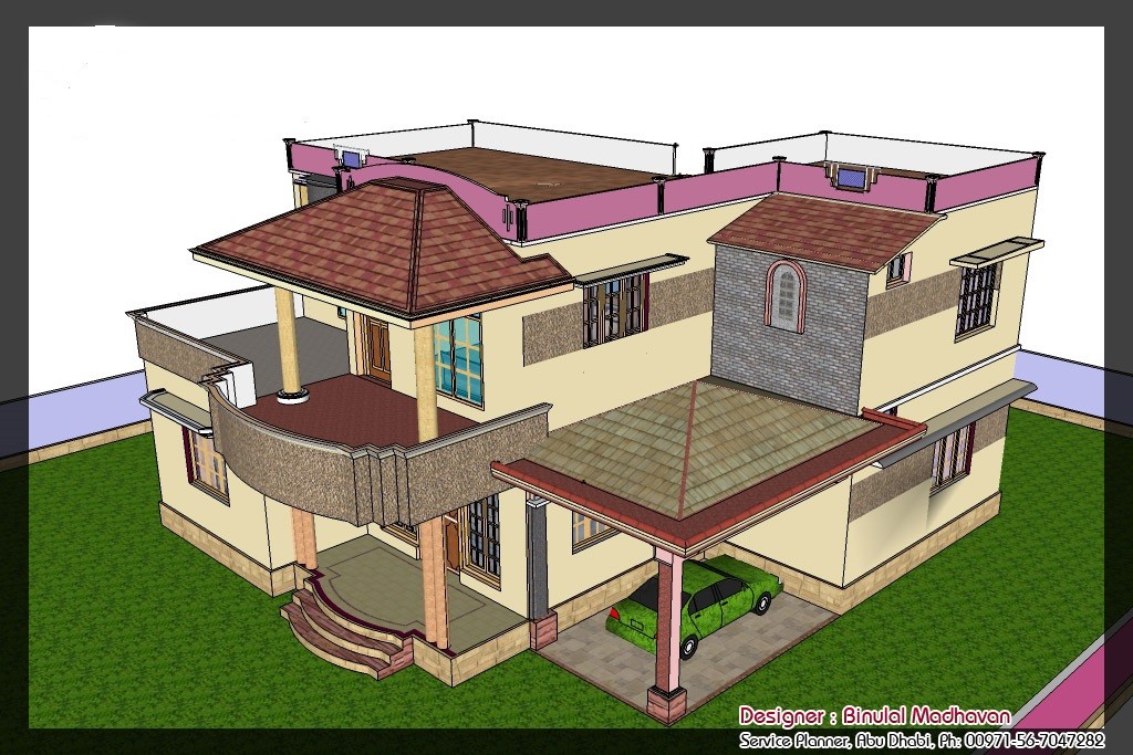 2292 Square Feet 4 Bedroom Amazing Kerala Home Design and Plan