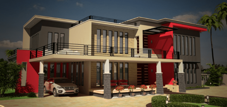 3800 Square Feet Contemporary House Beautiful Luxury Home with floor plan