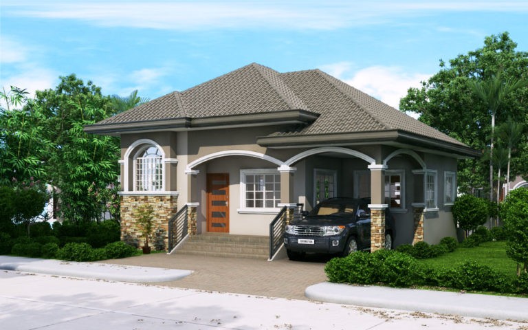 1500 Square Feet 3 Bedroom Modern Home Design and Plan