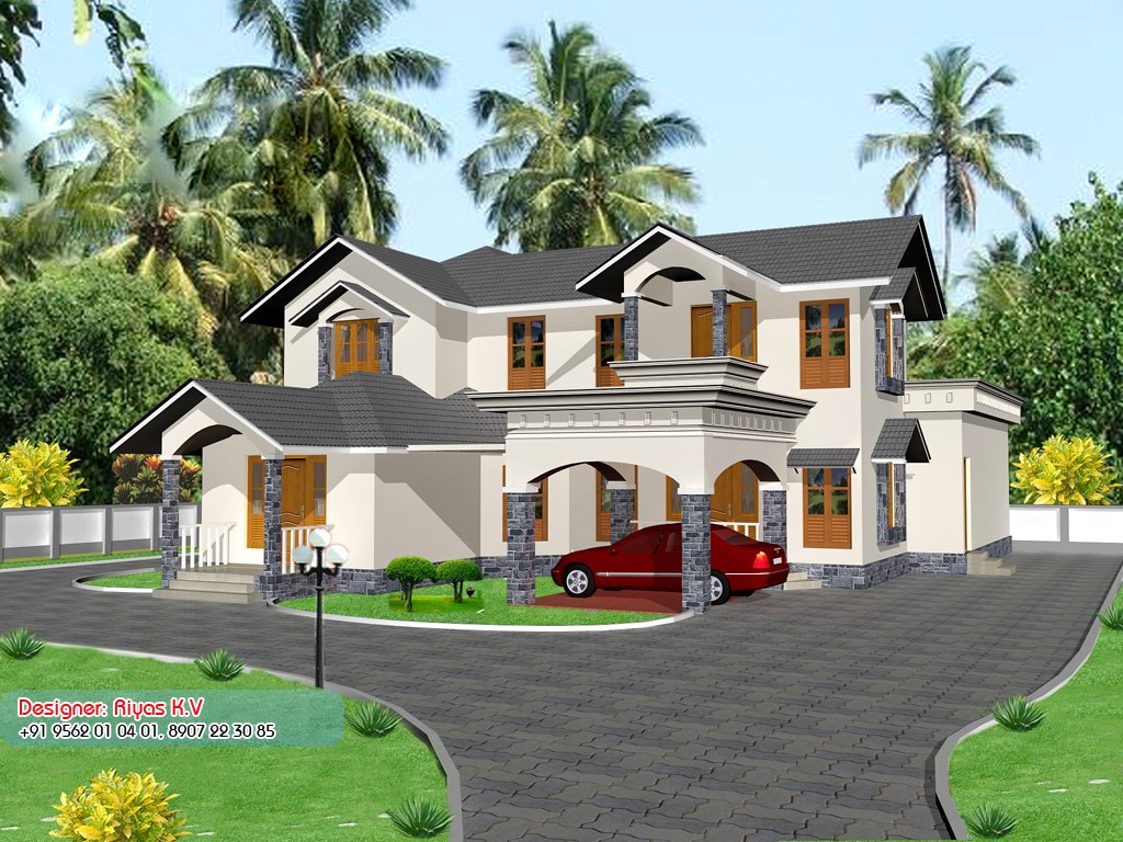 2850 Square Feet 4 Attached Bedroom Beautiful Home Design and Plan