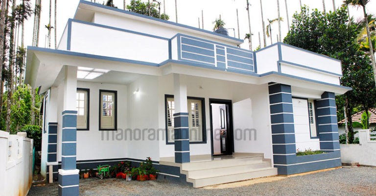730 Square Feet Single Bedroom Kerala Home Design at 4.5 Cent..Cost For 8 Lac