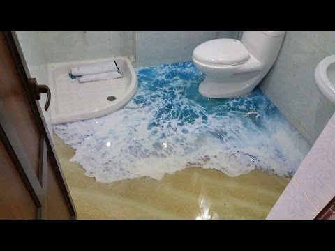 3D Epoxy Floor Design Installation