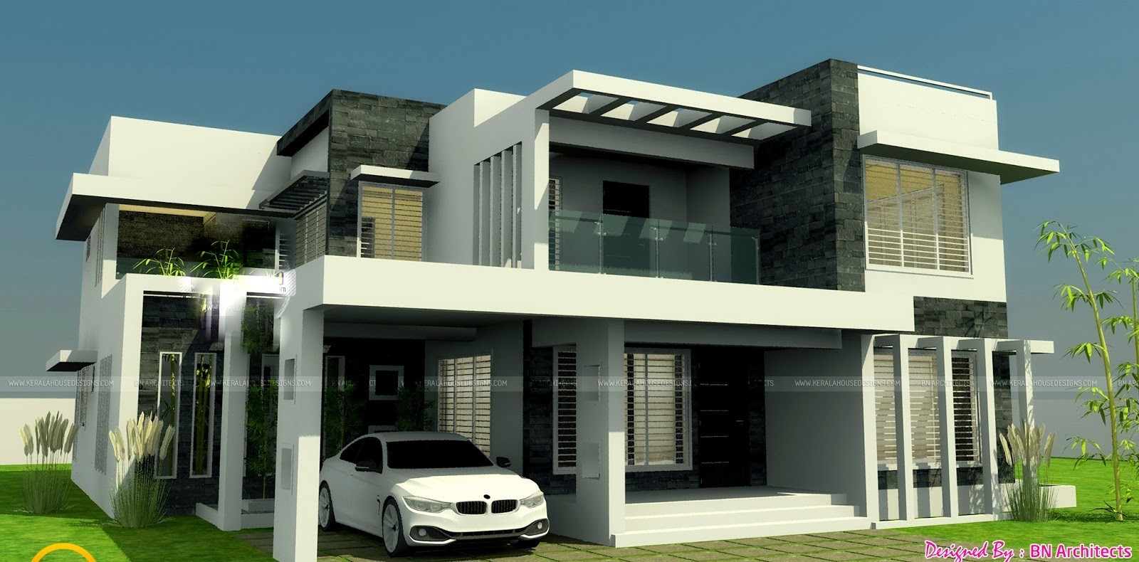 2800 Square Feet 4 Bedroom New Modern Home Design and Elevation