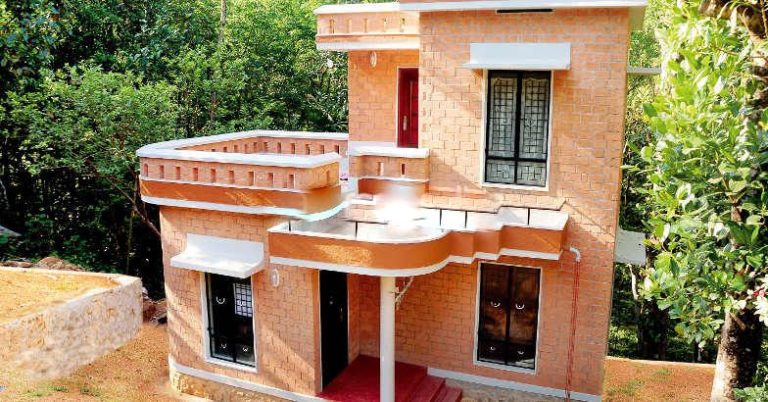 730 Square Feet 2 Bedroom Two Storey Low Budget Kerala Home Design and Plan