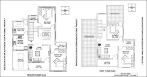 1835 Square Feet 4 Bedroom Modern Sloping Roof Home Design and Plan