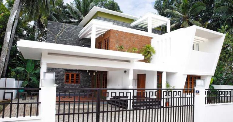 3000 Square Feet 4 Bedroom Double Floor Contemporary Style Home Design and Plan