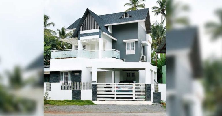 2350 Square Feet 4 Bedroom European Style Double Floor Home Design and Plan