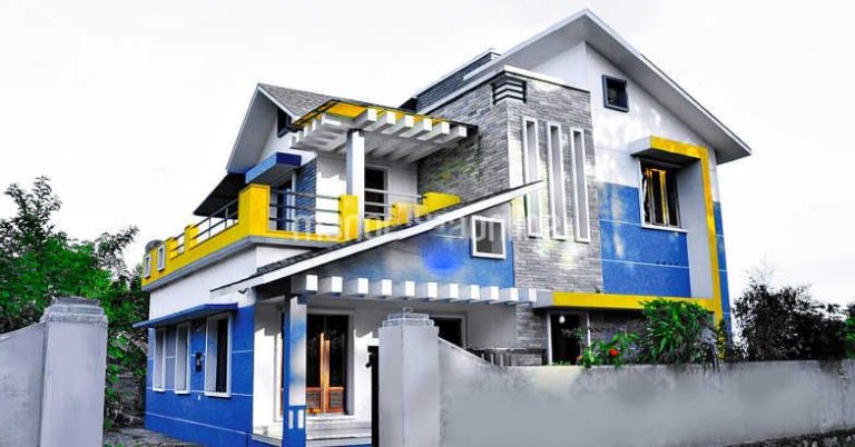2053 Square Feet 4 Bedroom Fusion Style Traditional Home Design and Plan