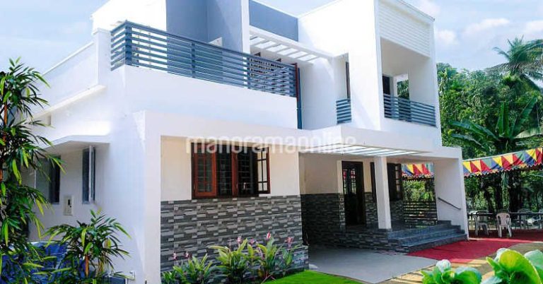 1640 Square Feet 3 Bedroom Two Story House Design and Plan