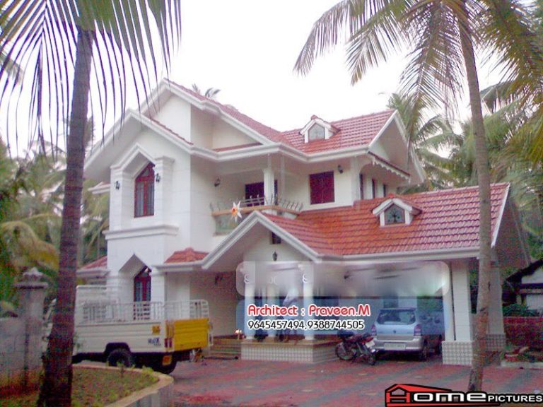 2001 Square Feet 3 Bedroom Sloping Roof Amazing Kerala Style Home Design and Plan
