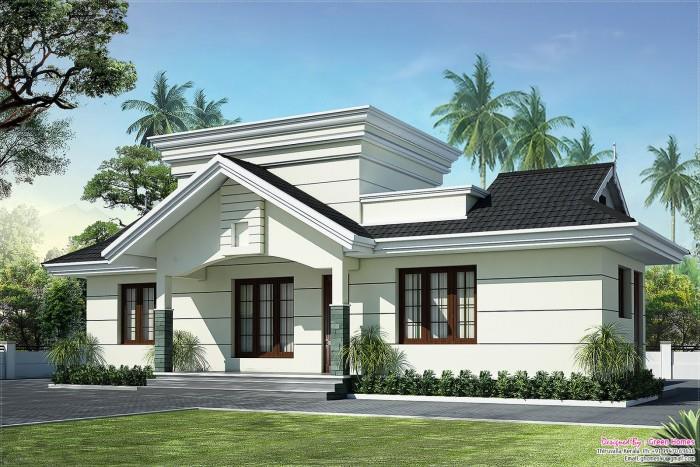 991 Square Feet 2 Bedroom New Modern Home Design and Plan