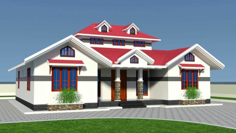 1412 Square Feet 3 Bedroom Kerala Style Traditional Home Design and Plan