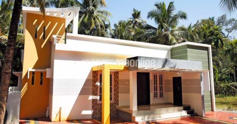 1000 Square Feet 3 Bedroom Low Budget Contemporary Home Design and Plan