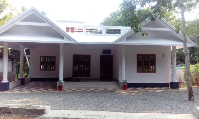 1300 Square Feet 2 Bedroom Low Budget Home Design and Plan