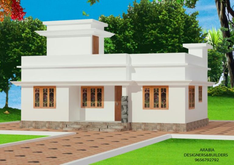 696 Square Feet 2 Bedroom Low Budget Beautiful Small Home Design and Plan
