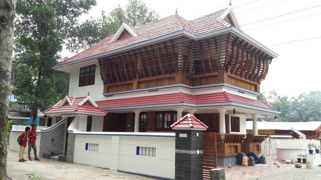 1724 Square Feet 3 Bedroom Double Floor Traditional Style Home Design and Plan