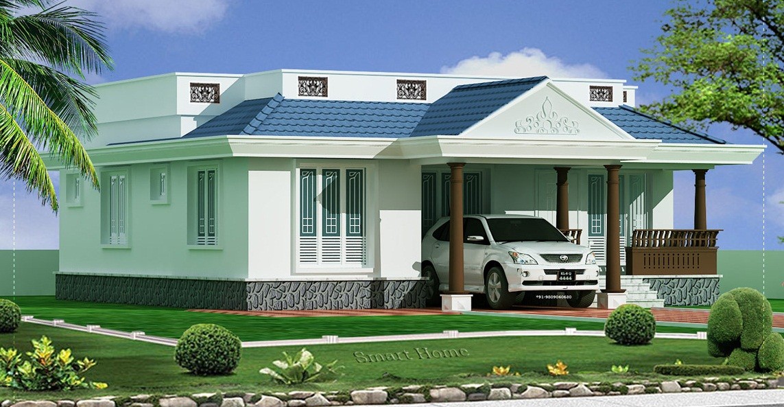 1155 Square Feet 3 Bedroom Single Floor Low Budget Home Design and Plan