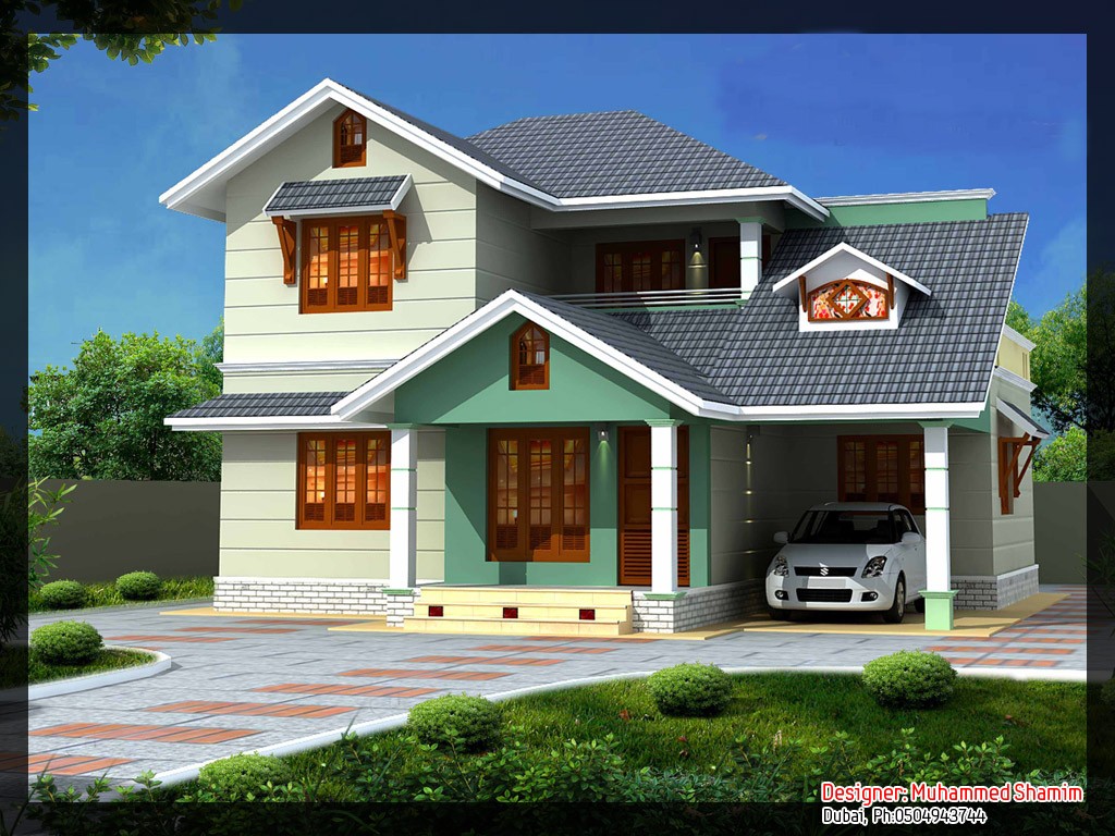 1637 Square Feet 3 Bedroom Double Floor Home Design and Plan