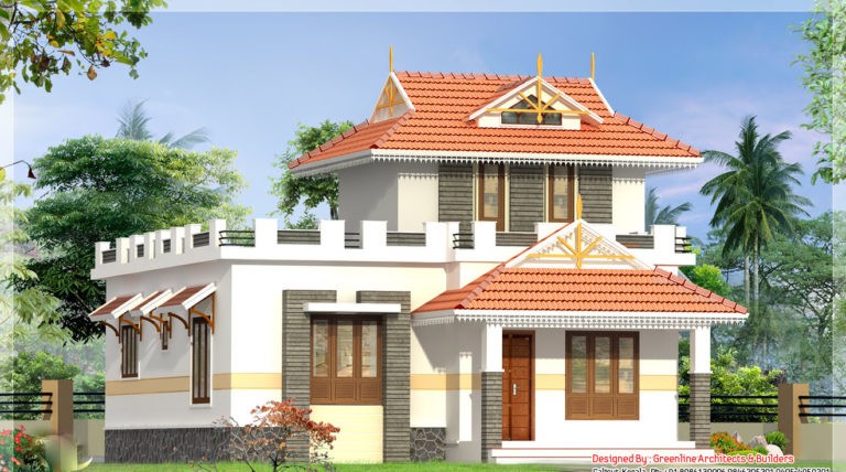 1000 Square Feet 2 Bedroom Double Floor Low Budget Home Design