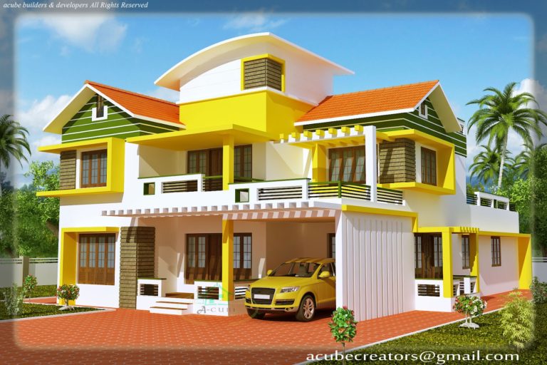 2700 Square Feet 4 Bedroom Modern Contemporary Home Design