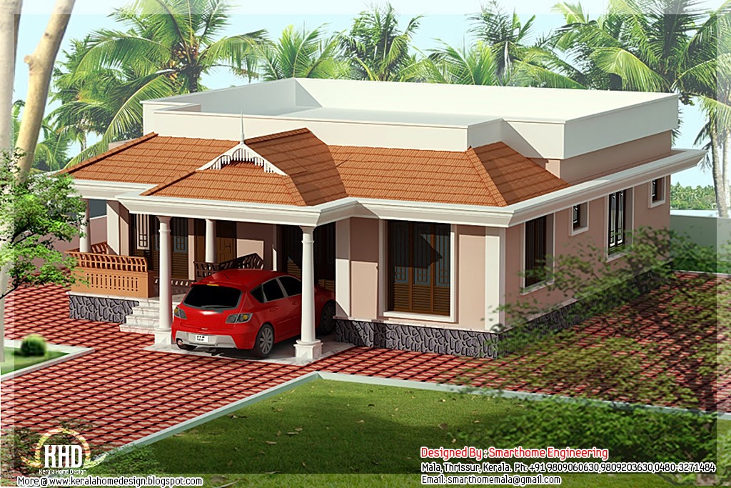 1030 Square Feet 3 Bedroom Single Floor Amazing Home Design