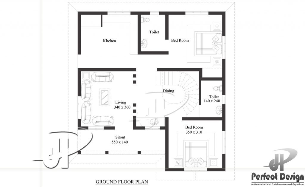 968 Square Foot House Plans