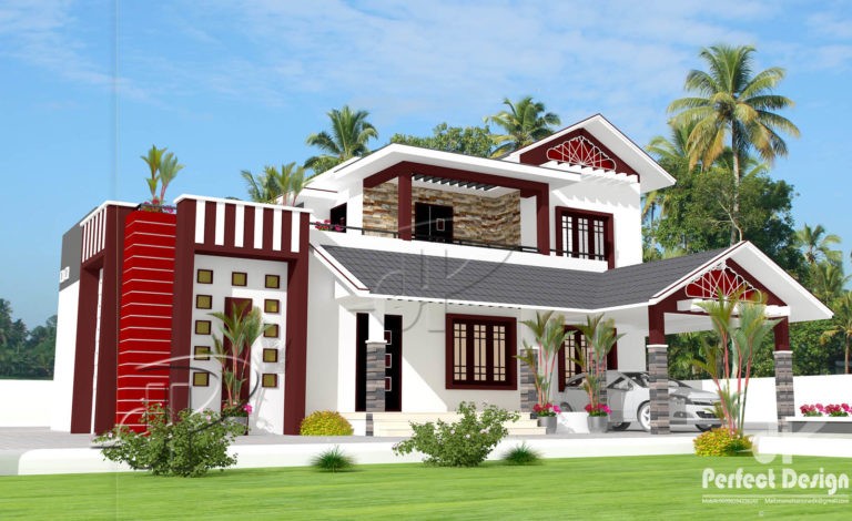 1603 Square Feet 4 Bedroom Double Floor Modern Contemporary Home Design