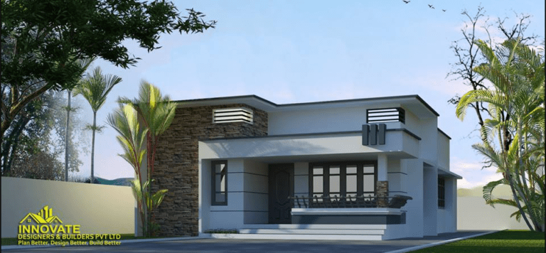 612 Square Feet 2 Bedroom Modern Contemporary Home Design and Plan