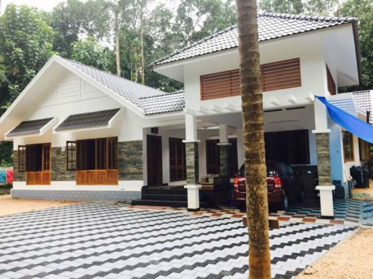 1750 Square Feet 3 Bedroom Modern Single Floor Home Design