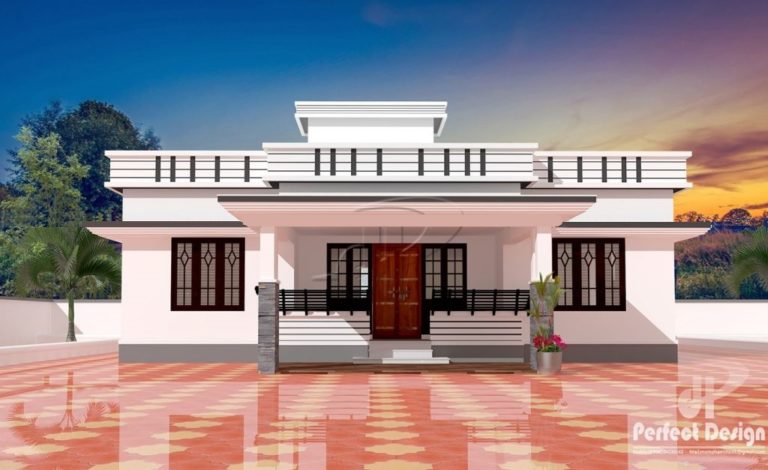 1250 Square Feet 3 Bedroom Contemporary Single Floor Modern Home Design and Plan