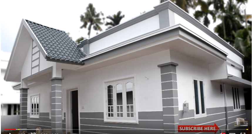 6.5 Cent Plot And 1350 Square Feet 3 BHK House For Sale At Chalakudy,Thrisur