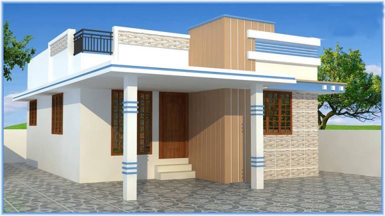 750 Square Feet 2 Bedroom Low Budget Cute Home Design and Plan