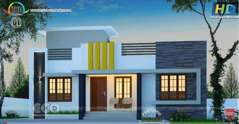 10 Low Cost Beautiful Single Floor House Designs